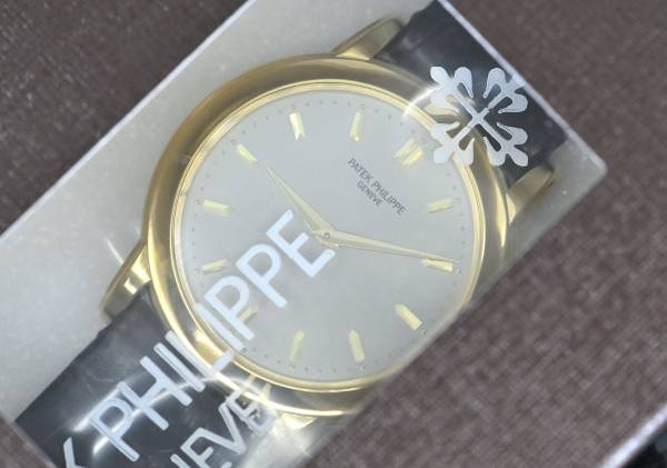 Patek Philippe 5032 Calatrava Gelbgold double sealed Patek Service Mai 2026